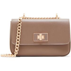 Anne Klein womens Anne Klein Mini Flap With Convertible Strap(Mink)