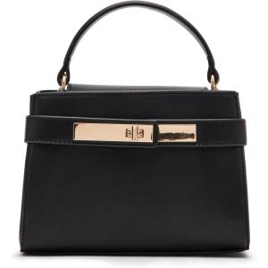 Anne Klein womens Anne Klein Small Top Handle With Convertible Strap(Black)