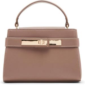 Anne Klein womens Anne Klein Small Top Handle With Convertible Strap(Mink)