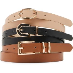 Anne Klein womens Anne Kleine Classic 3 for 1 Pant Belt(Macchiato)