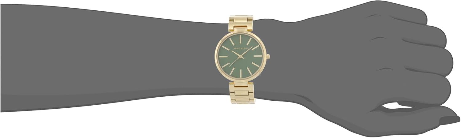 imageAnne Klein Womens Bracelet WatchGoldGreen