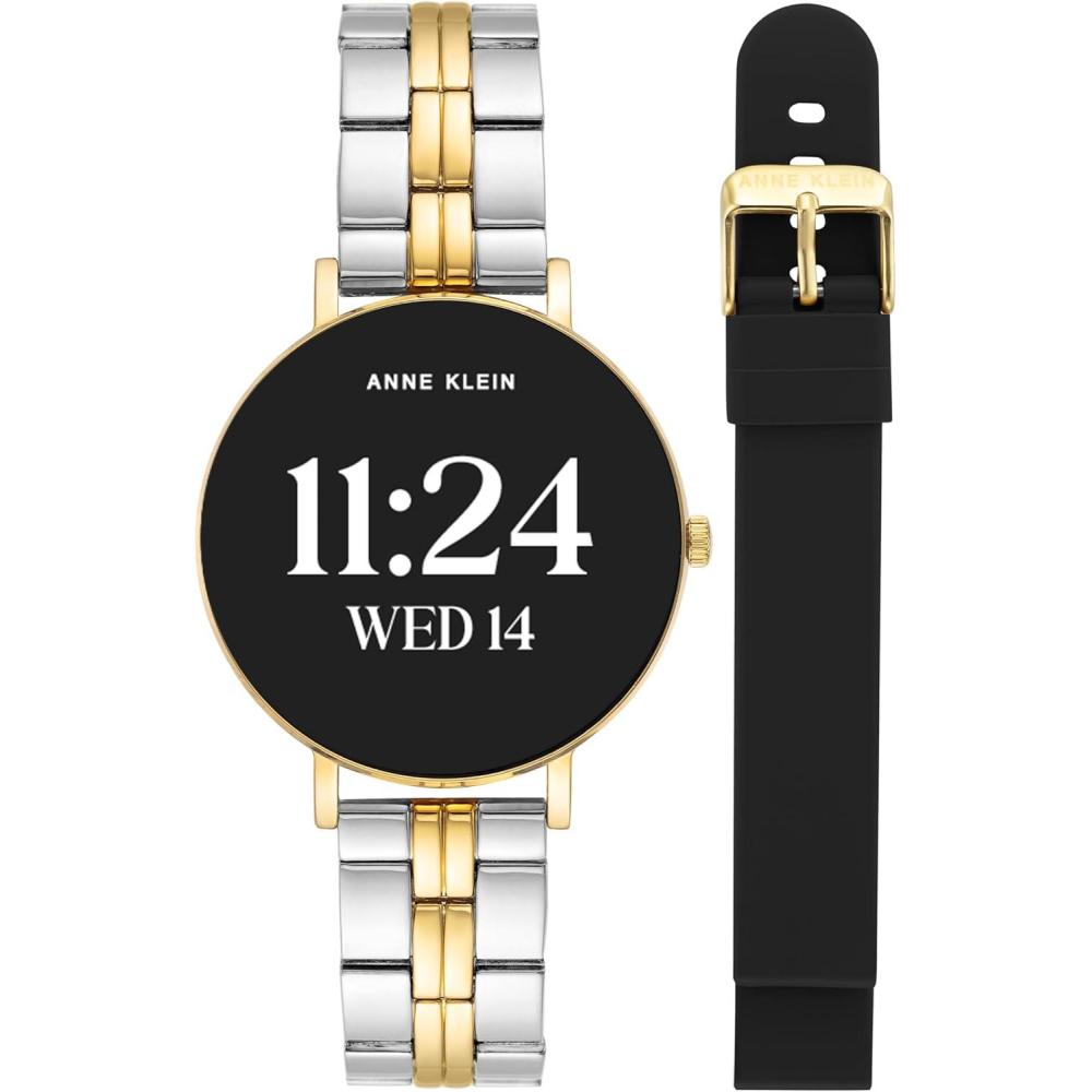 imageAnne Klein Connect It Prism Smartwatch SetTwo ToneBlack