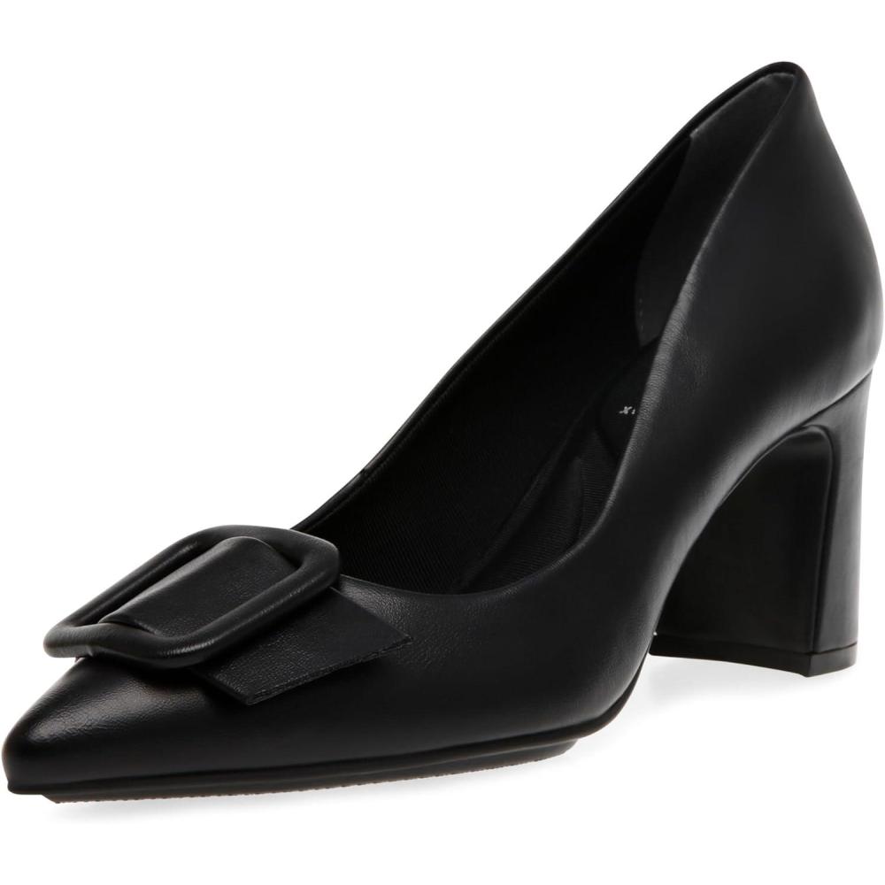 imageAnne Klein Womens BarettaBlack Pu