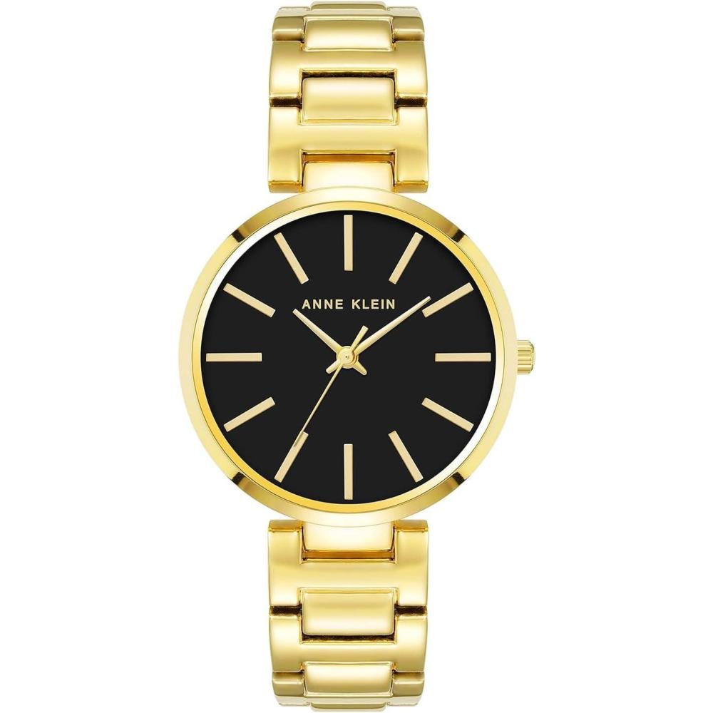 imageAnne Klein Womens Bracelet WatchGoldBlack