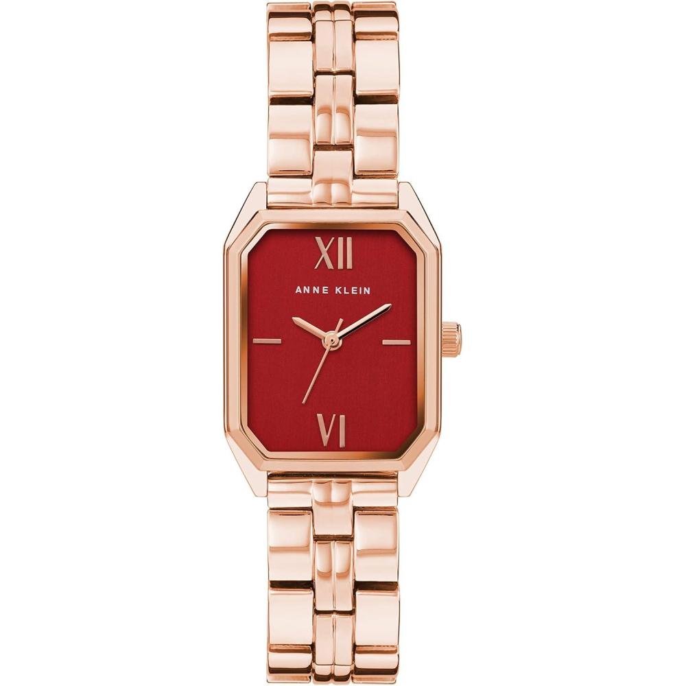imageAnne Klein Womens Bracelet WatchRose GoldBurgundy