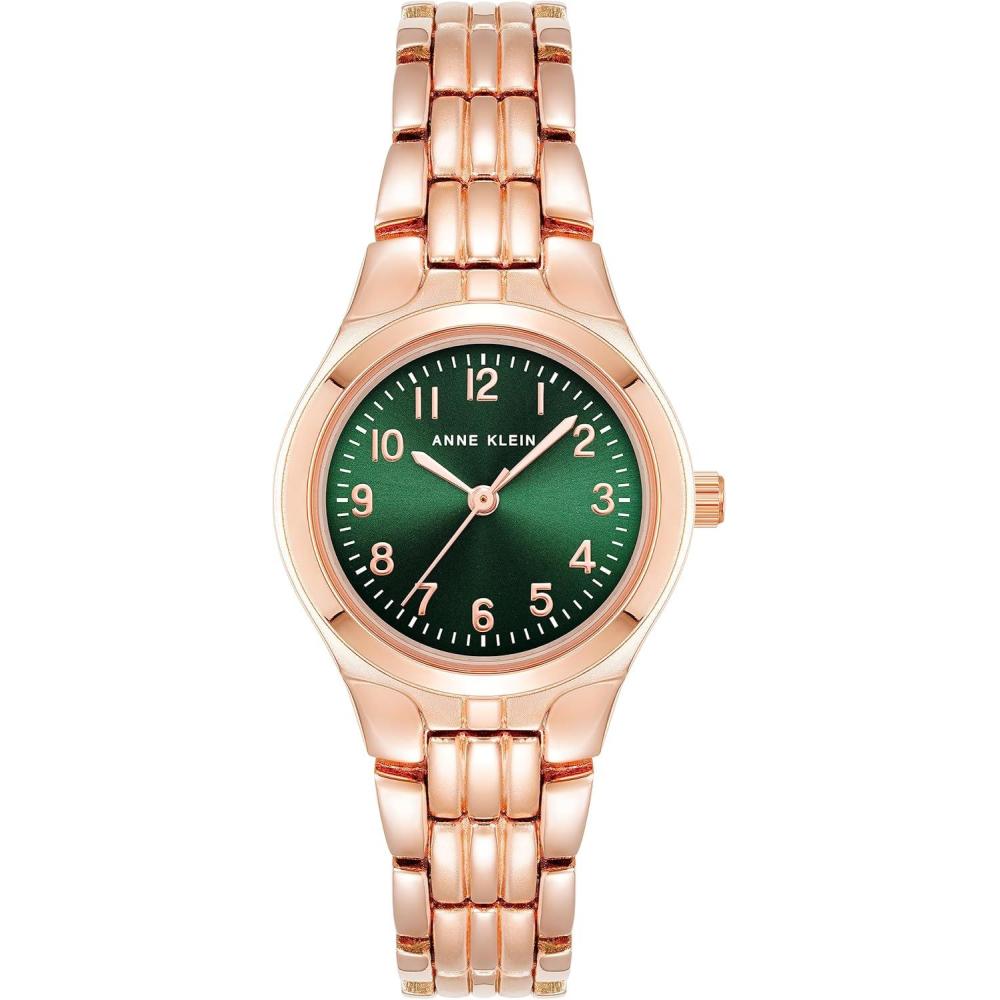 imageAnne Klein Womens Bracelet WatchRose GoldGreen