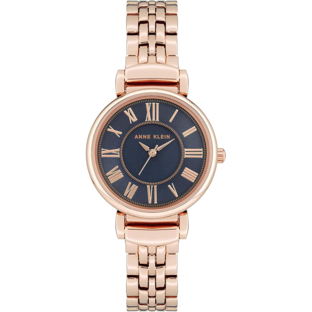 imageAnne Klein Womens Bracelet WatchRose GoldNavy