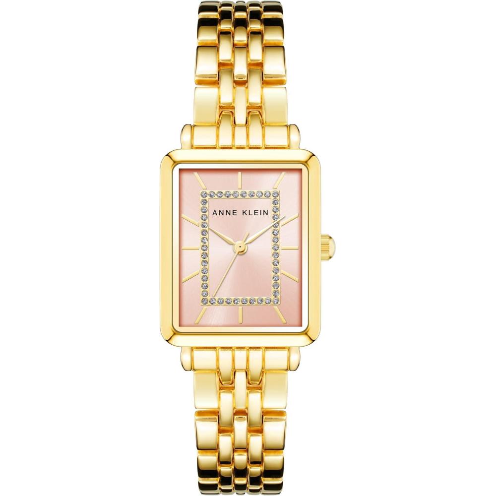 imageAnne Klein Womens Glitter Accented Bracelet WatchGoldPink