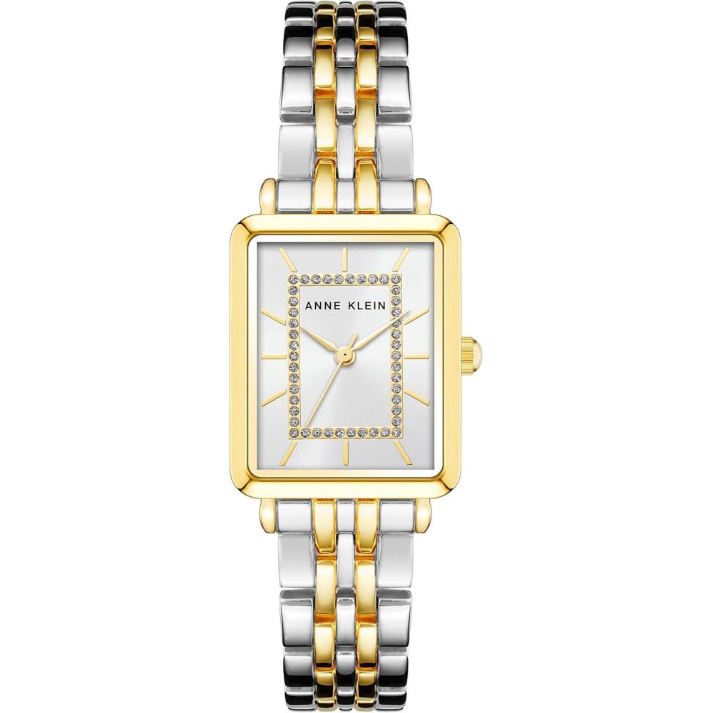 imageAnne Klein Womens Glitter Accented Bracelet WatchTwo Tone