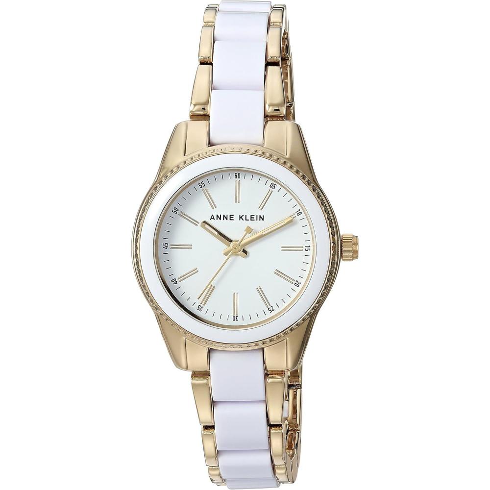 imageAnne Klein Womens Resin Bracelet WatchWhiteGold