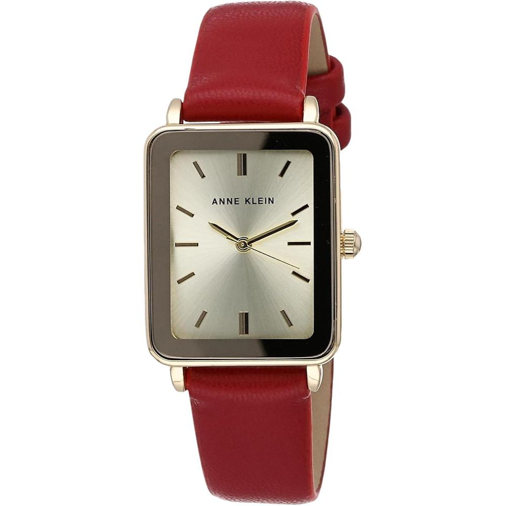 imageAnne Klein Womens Strap Watch AK3702RedGold