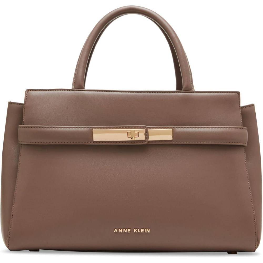 imageAnne Klein womens Anne Klein Triple Satchel With Detachable StrapMink