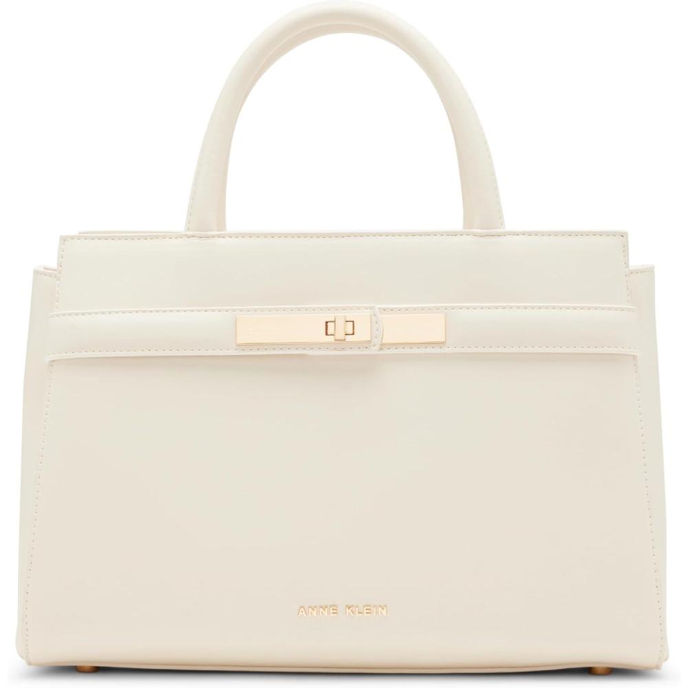 imageAnne Klein womens Anne Klein Triple Satchel With Detachable StrapParchment