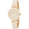 Anne Klein Women’s Accented Bangle Watch and Bracelet Set, AK/3296(Gold/Ivory)