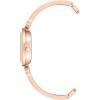 Anne Klein Women’s Accented Bangle Watch and Bracelet Set, AK/3296(Rose Gold/Blush Pink)