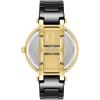 Anne Klein Women’s Black Ceramic Bracelet Watch with Diamond Accent(Black/Gold)