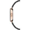 Anne Klein Women’s Black Ceramic Bracelet Watch with Diamond Accent(Black/Rose Gold)
