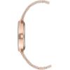 Anne Klein Women’s Black Ceramic Bracelet Watch with Diamond Accent(Tan/Rose Gold)