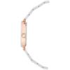 Anne Klein Women’s Black Ceramic Bracelet Watch with Diamond Accent(White/Rose Gold)