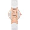 Anne Klein Women’s Black Ceramic Bracelet Watch with Diamond Accent(White/Rose Gold)