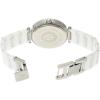 Anne Klein Women’s Black Ceramic Bracelet Watch with Diamond Accent(White/Silver)