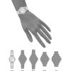 Anne Klein Women’s Date Function Bracelet Watch(Silver)