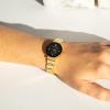Anne Klein Women’s Genuine Diamond Dial Bracelet Watch(Gold/Black)