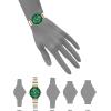 Anne Klein Women’s Genuine Diamond Dial Bracelet Watch(Green/Gold)