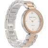 Anne Klein Women’s Genuine Diamond Dial Bracelet Watch(Silver/Rose Gold)