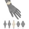 Anne Klein Women’s Genuine Diamond Dial Bracelet Watch(Two Tone)