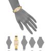 Anne Klein Women’s Glitter Accented Bracelet Watch(Gold/Pink)