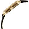 Anne Klein Women’s Glitter Accented Croco-Grain Strap Watch, AK/3820(Black/Gold)