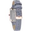 Anne Klein Women’s Glitter Accented Croco-Grain Strap Watch, AK/3820(Grey/Rose Gold)