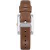 Anne Klein Women’s Leather Strap Watch(Brown/Two Tone)