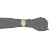 Anne Klein Women’s Leather Strap Watch(Cream/Gold)