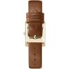 Anne Klein Women’s Leather Strap Watch(Honey Brown/Gold)
