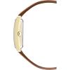 Anne Klein Women’s Leather Strap Watch(Honey Brown/Gold)