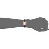 Anne Klein Women’s Leather Strap Watch(Navy Blue/Rose Gold)