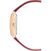 Anne Klein Women’s Leather Strap Watch(Purple/Rose Gold)