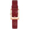 Anne Klein Women’s Leather Strap Watch(Purple/Rose Gold)