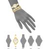 Anne Klein Women’s Premium Crystal Accented Bangle Watch Set, AK/2245(Gold)