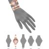 Anne Klein Women’s Premium Crystal Accented Bangle Watch Set, AK/2245(Rose Gold)