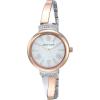 Anne Klein Women’s Premium Crystal Accented Bangle Watch Set, AK/2245(Rose Gold/Silver)