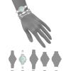 Anne Klein Women’s Premium Crystal Accented Bangle Watch Set, AK/2245(Silver/Light Blue)