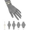 Anne Klein Women’s Premium Crystal Accented Bracelet Watch Set
