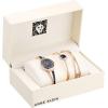 Anne Klein Women’s Premium Crystal Accented Watch and Bangle Set(Gold/Navy Blue)