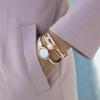 Anne Klein Women’s Premium Crystal Accented Watch and Bangle Set(Rose Gold/Pink)