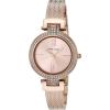 Anne Klein Women’s Premium Crystal Accented Watch and Bracelet Set, AK/3584(Rose Gold)
