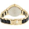 Anne Klein Women’s Resin Bracelet Watch(Black/Gold)