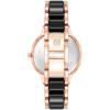 Anne Klein Women’s Resin Bracelet Watch(Black/Rose Gold)
